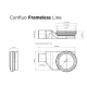 Душевой лоток Confluo Frameless Line 750 Black Glass-артикул-13701205