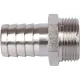 Штуцер НР 3/4"x20, никелированный Stout