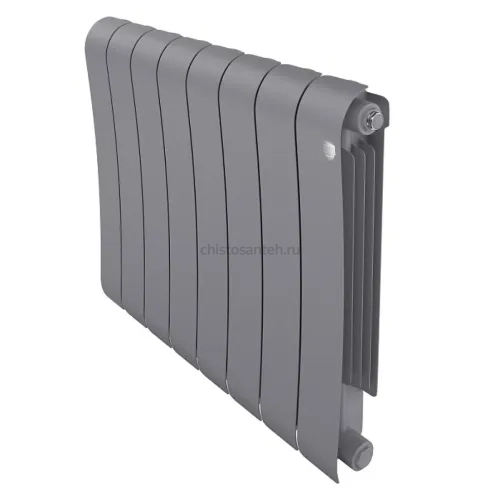 Радиатор биметаллический Royal Thermo Infinity 500 Silver Satin - 8 секционный (НС-1630018 РОЯЛ ТЕРМО)