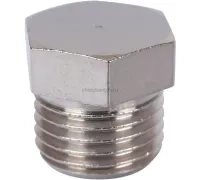 Заглушка НР 1/4" никелированная Stout
