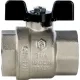 Кран шаровой полнопроходной ВР/ВР 1 1/4", ручка бабочка Stout