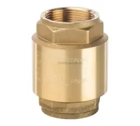 Клапан обратный пружинный муфтовый 1 1/2" с металлическим седлом Stout