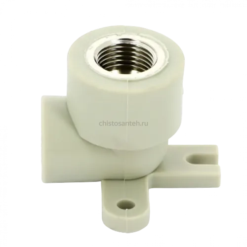 Колено настенное с металлической внутренней резьбой 20x1/2" PPR FV-Plast