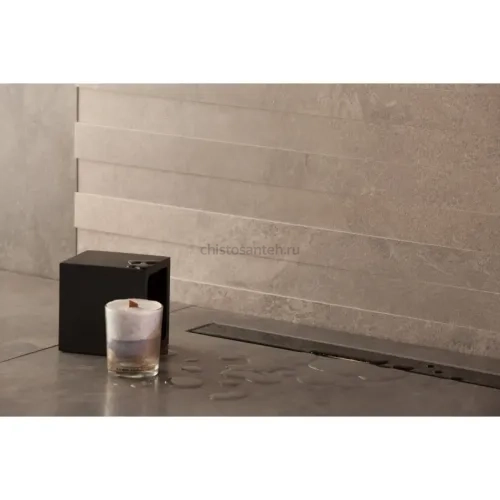 Душевой лоток Confluo Frameless Line 750 Black Glass-артикул-13701205