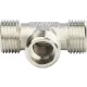 Тройник НН 3/4x3/4x3/4, никелированный Stout