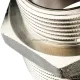 Ниппель НН переxодной 2"x1 1/2", никелированный Stout