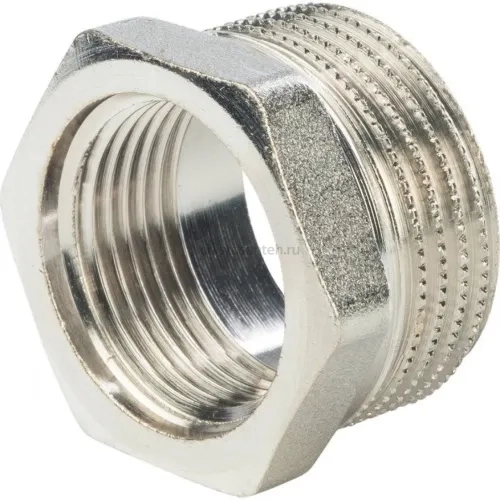 Футорка 1"x3/8" никелированная Stout