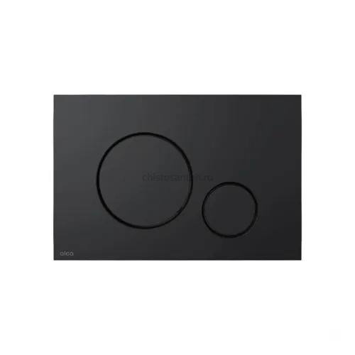 Комплект инсталяция + кнопка Чёрная 4v1 Alcaplast AM101/1120-4:1RUM678-0001 (Алкапласт)