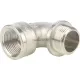 Угольник с упором НВ 3/4", никелированный Stout