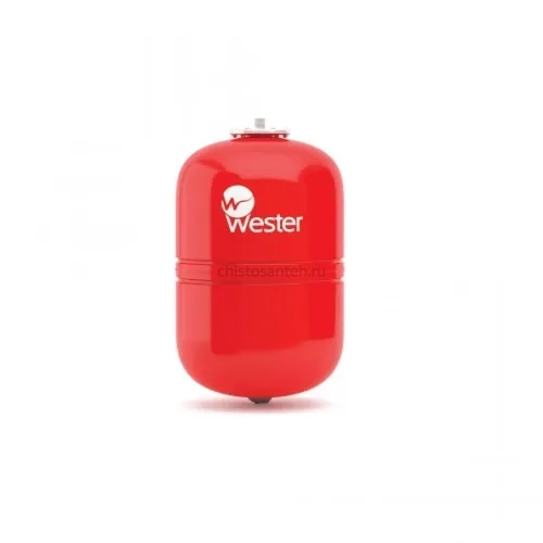Бак расширительный мембранный Wester WRV - 35 л, PN5, Tmax100°C, вертикальный, без ножек (0-14-0080 Вестер)