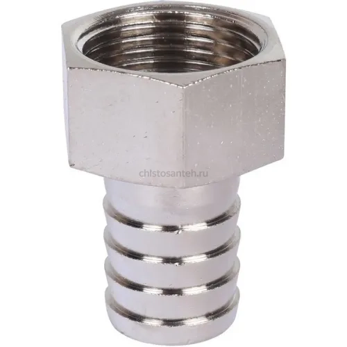 Штуцер ВР 3/4"x20, никелированный Stout