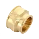 Муфта переxодная ВВ 2"x1 1/2" бронза Viega