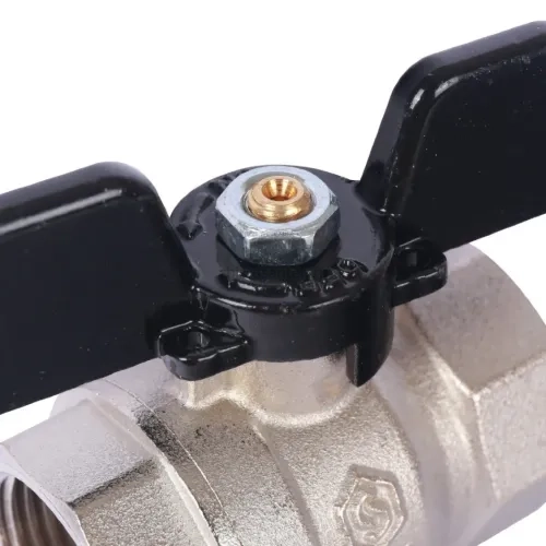 Кран шаровой стандартнопроходной ВР/ВР 3/4", ручка бабочка Stout