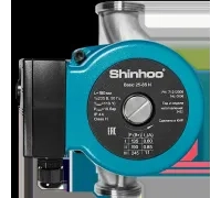 Циркуляционный насос Shinhoo BASIC 25-8S N 180 1x230V с "мокрым" ротором, 71212006