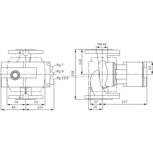 Циркуляционный насос Wilo Stratos 40/1-4 PN16 2069142