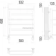 Евромикс П6 500х600 Полотенцесушитель TERMINUS