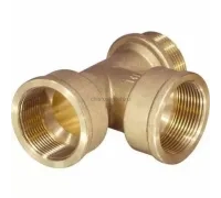 Тройник Латунный ННВ 1/2" TIM (ТИМ)