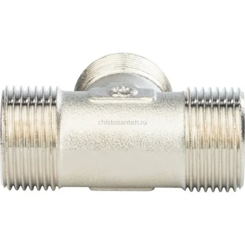 Тройник НН 1"x1"x1", никелированный Stout