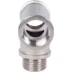 Тройник латунный ВНВ 1/2"x1/2"x1/2", никелированный Stout (Стоут)
