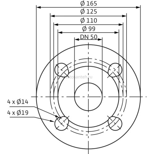 Циркуляционный насос Wilo Stratos 50/1-6 PN6/10 2146340