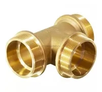 Тройник ННН Латунный ННН 2" TIM (ТИМ)