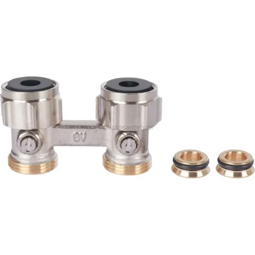 Узел нижнего подключения радиатора 3/4" НР x 3/4" НГ, прямой Multiflex F Oventrop