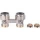 Узел нижнего подключения радиатора 3/4" НР x 3/4" НГ, прямой Multiflex F Oventrop