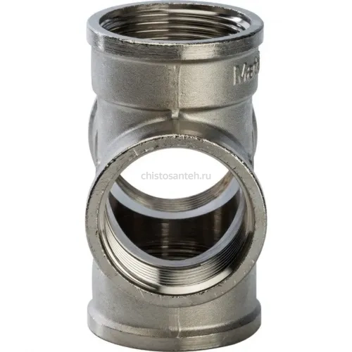 Крестовина ВВ 1 1/4", никелированная Stout