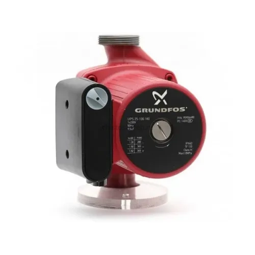 Одинарный циркуляционный насос Grundfos UPS 25-100 180, 1x230 В, 50 Гц, 280/340/345 Вт, вход/выход G 1 1/2" PN10