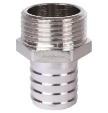 Штуцер НР 1"x25, никелированный Stout