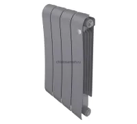 Радиатор биметаллический Royal Thermo Infinity 500 Silver Satin - 4 секционный (НС-1629996 РОЯЛ ТЕРМО)