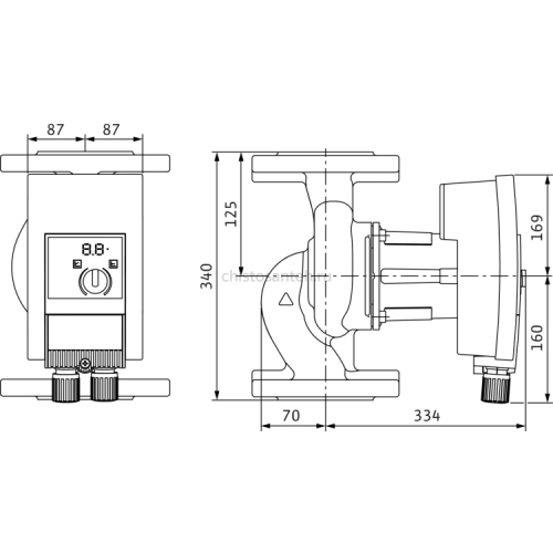 Циркуляционный насос Wilo Yonos MAXO 65/0,5-12 2120654