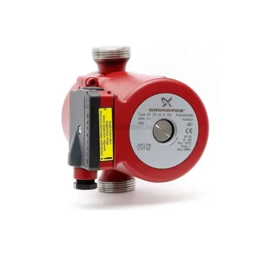 Циркуляционный насос Grundfos UP 20-45 N 150, 1x230 В, 50 Гц, 120 Вт, вход/выход G 1 1/4" PN10