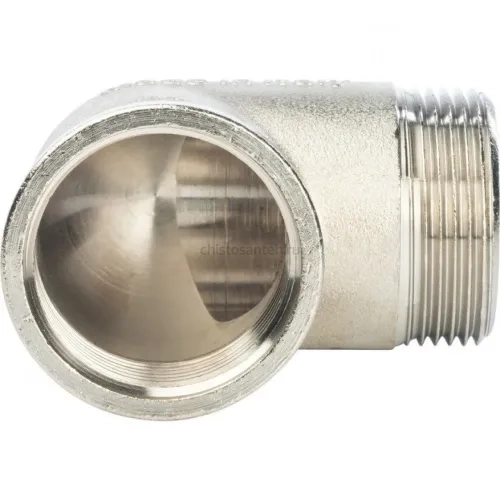 Угольник НВ 1 1/4", никелированный Stout