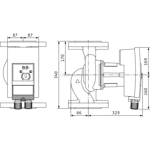 Циркуляционный насос Wilo Yonos MAXO 65/0,5-16 2120655