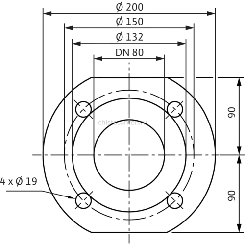Циркуляционный насос Wilo YONOS MAXO 80/0,5-12 PN6 2120658