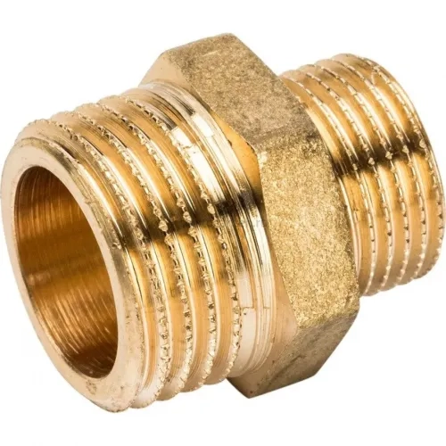 Ниппель НН переходной 1/2"x3/8" Stout