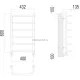 Стандарт П6 400х600  Полотенцесушитель TERMINUS