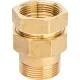 Разъемное соединение 1 1/4" американка ВН, уплотнение под гайкой по плоскости Stout
