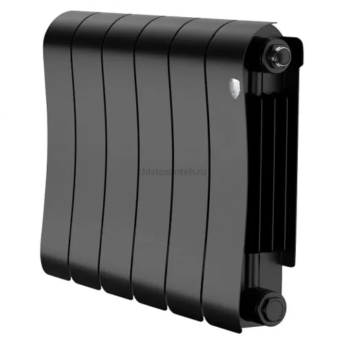 Радиатор биметаллический Royal Thermo Infinity 300 Noir Sable - 6 секционный (НС-1683693 РОЯЛ ТЕРМО)