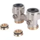 Узел нижнего подключения радиатора 3/4" НР x 3/4" НГ, прямой Multiflex F Oventrop