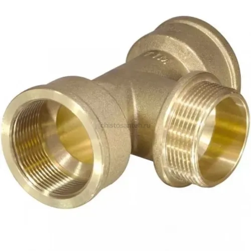 Тройник Латунный ВНВ 1/2" TIM (ТИМ)