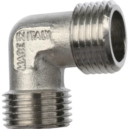 Угольник НН 1/2" никелированный Stout