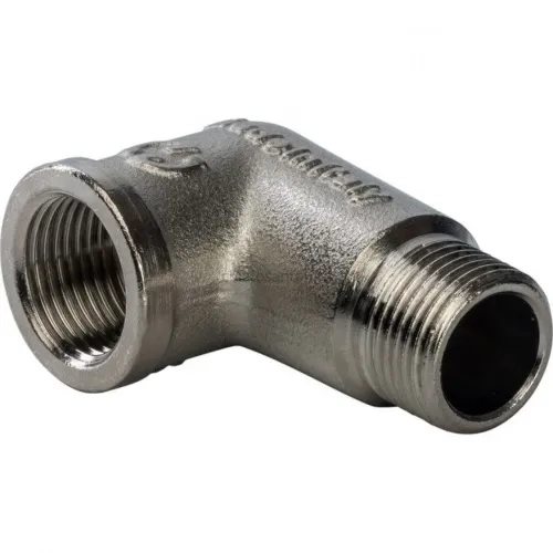 Угольник НВ 3/8" никелированный Stout