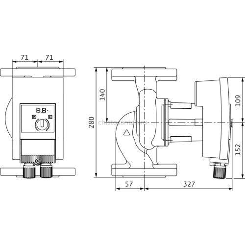 Циркуляционный насос Wilo Yonos MAXO 65/0,5-9 2120653