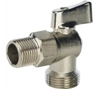 Кран шаровой угловой 1/2"x3/4" для стиральной машины Stout