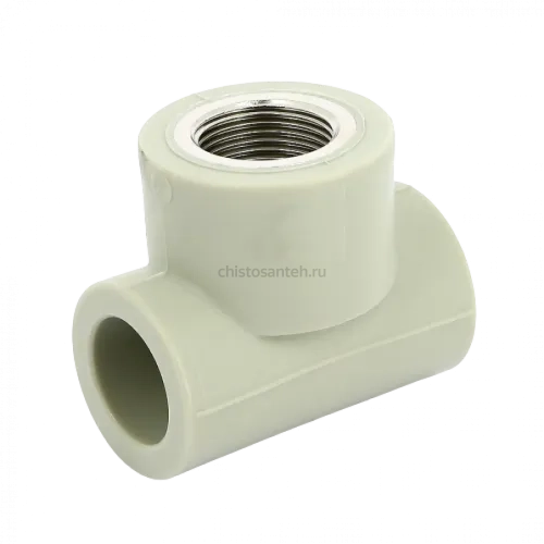 Тройник PPR с внутренней резьбой 25x1/2" FV-Plast