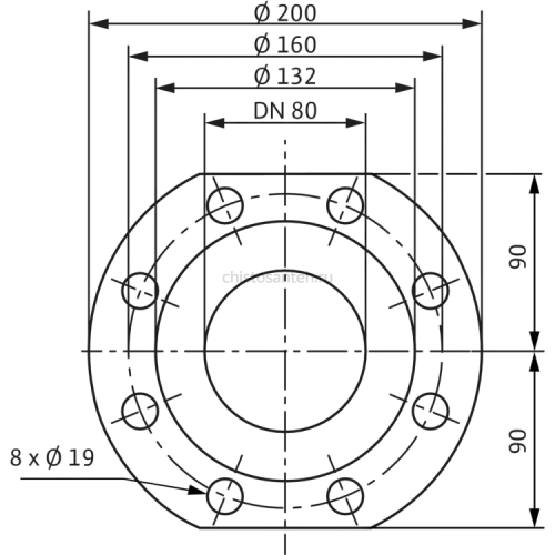 Циркуляционный насос Wilo YONOS MAXO 80/0,5-6 PN10 2120657