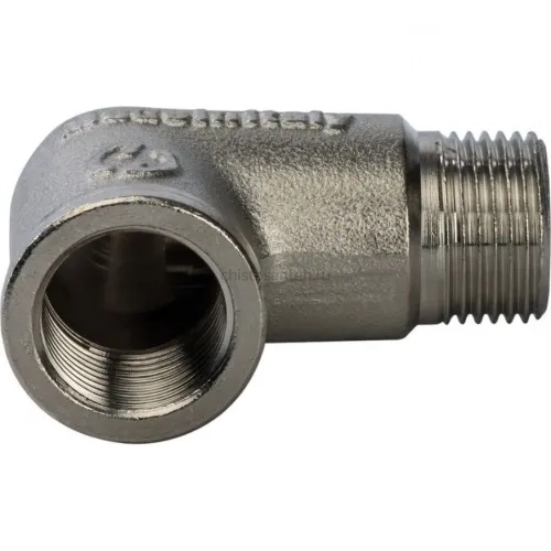 Угольник НВ 3/8" никелированный Stout
