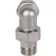Разъемное угловое соединение, американка ВН 1/2" уплотнение под гайкой o-ring кольцо, никелированное Stout